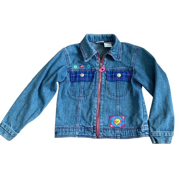 Vintage Tweety Bird jean jacket size 8